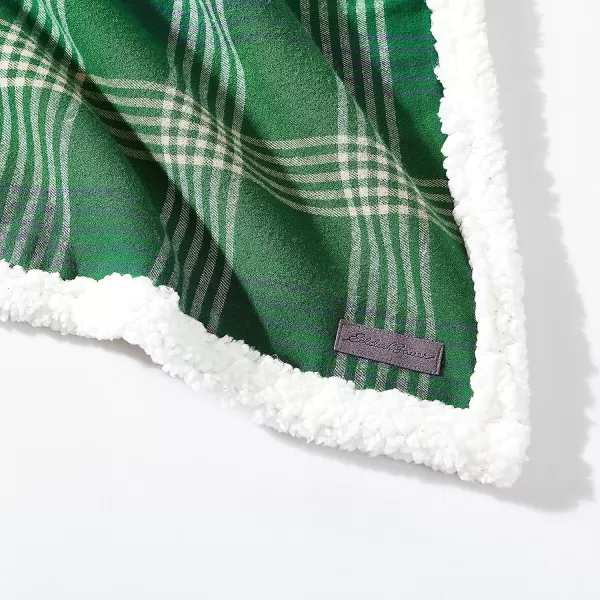 imageEddie Bauer  Throw Blanket Cotton Flannel Home Decor All Season Reversible Sherpa Bedding Union Bay Red ThrowUnion Bay Green