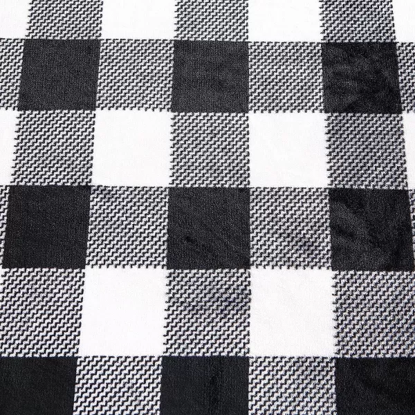 imageEddie Bauer  Throw Blanket Reversible Sherpa Bedding Buffalo Plaid Home Decor for All Seasons RedBlack ThrowBlack Check Queen Blanket