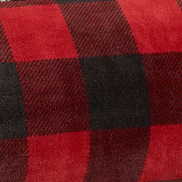 imageEddie Bauer  Throw Blanket Reversible Sherpa Bedding Buffalo Plaid Home Decor for All Seasons RedBlack ThrowRed Check King Blanket
