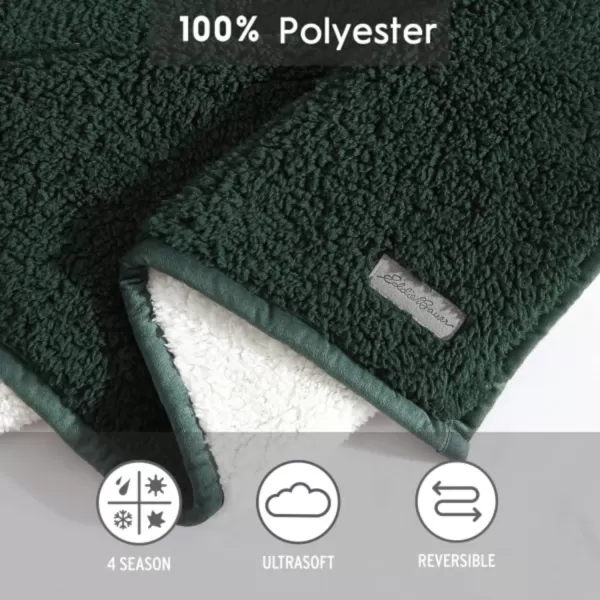 imageEddie Bauer  Throw Blanket Reversible Sherpa Bedding Medium Weight amp Warm Home Decor Green ThrowEddie Bauer  Throw Blanket Reversible Sherpa Bedding Medium Weight amp Warm Home Decor Green Throw