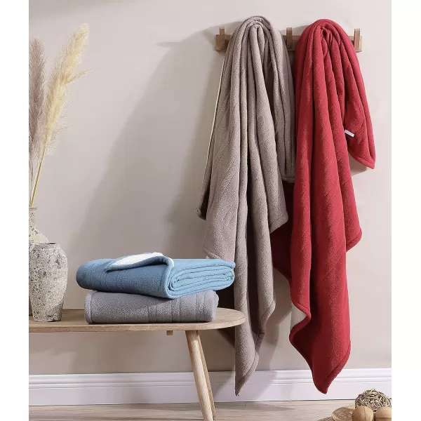 imageEddie Bauer  Throw Blanket Soft  Plush Heated Blanket Cozy Fleece Bedding with Sherpa Reverse 5 Heat Setting FlagFlag