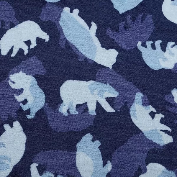 imageEddie Bauer  Throw Blanket Soft amp Cozy Kids Fleece Blanket Ideal for Toddler Bedding Fish Lake Grey ThrowThrow Camp Camo Navy