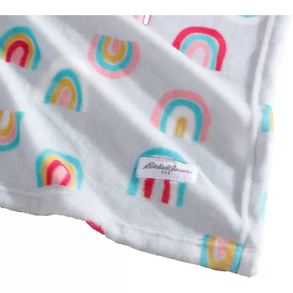 imageEddie Bauer  Throw Blanket Soft amp Cozy Kids Fleece Blanket Ideal for Toddler Bedding Fish Lake Grey ThrowThrow Sunnyvale Rainbow Light BlueMulti