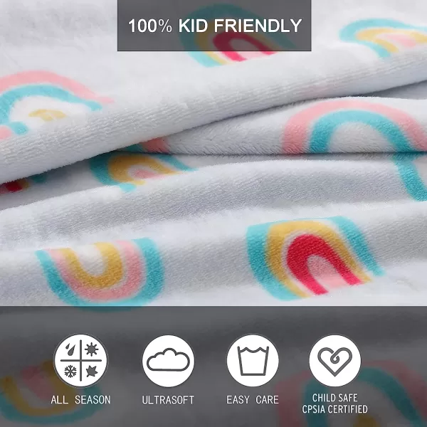 imageEddie Bauer  Throw Blanket Soft amp Cozy Kids Fleece Blanket Ideal for Toddler Bedding Fish Lake Grey ThrowThrow Sunnyvale Rainbow Light BlueMulti