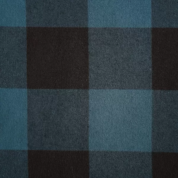 imageEddie Bauer  Throw Blanket with Pillow Cover Reversible FlannelSherpa Bedding Set Buffalo Plaid Home Decor for All Seasons GreenBlack Throw Bundle50 x 60 BlueBlack
