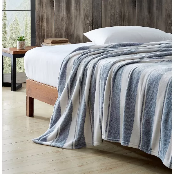imageEddie Bauer  Twin Blanket Ultra Plush Bedding Lightweight Home Decor for All Seasons Stone Throw Stripe TwinTwin Stones Throw Stripe