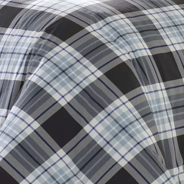 imageEddie Bauer  Twin Comforter Set Cotton Reversible Bedding with Matching Sham Stylish Home Decor Lewis Navy TwinTwin