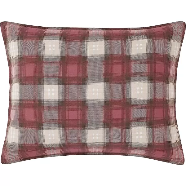 imageEddie Bauer  Twin Comforter Set Reversible Alt Down Bedding with Matching Sham Home Decor for Colder Months Navigation Red TwinFullQueen Navigation RedBlackIvory