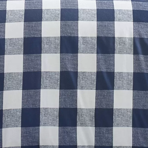 imageEddie Bauer  Twin Comforter Set Reversible Cotton Bedding with Matching Sham Stylish Plaid Home Decor Lakehouse Blue TwinTwin