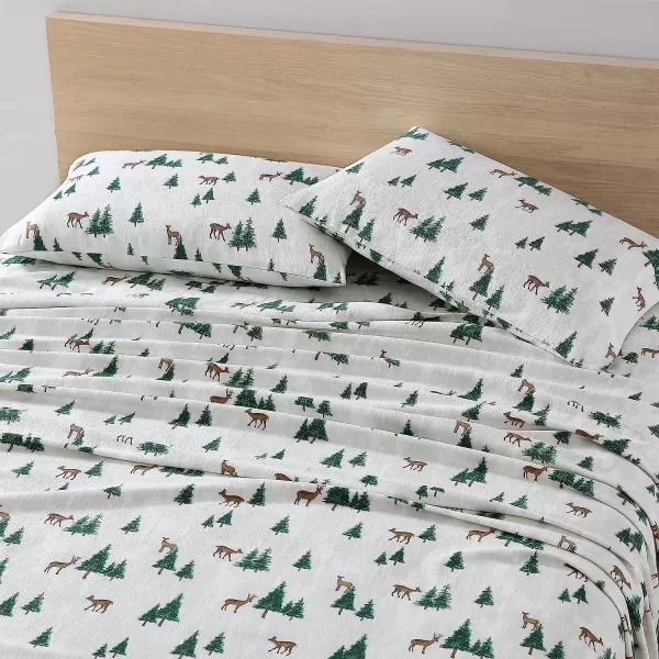 imageEddie Bauer  Twin Comforter Set Reversible Sherpa Bedding with Matching Shams Cozy amp Warm Home Decor Sherwood Red TwinSherwood Green Queen Lodge  SetsDeer Hollow Queen