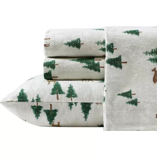 imageEddie Bauer  Twin Comforter Set Reversible Sherpa Bedding with Matching Shams Cozy amp Warm Home Decor Sherwood Red TwinSherwood Green Queen Lodge  SetsDeer Hollow Queen