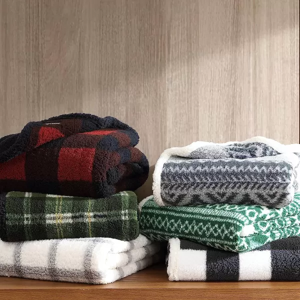 imageEddie Bauer  Twin Duvet Cover Set Cotton Reversible Bedding Buffalo Plaid Home Decor for All Seasons RedBlack TwinBlanket Throw Black Check