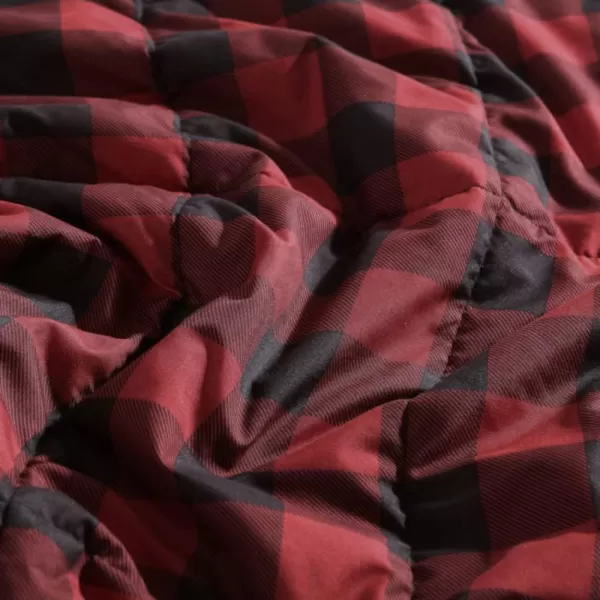 imageEddie Bauer  Twin Duvet Cover Set Cotton Reversible Bedding Buffalo Plaid Home Decor for All Seasons RedBlack TwinBlanket Twin RedBlack