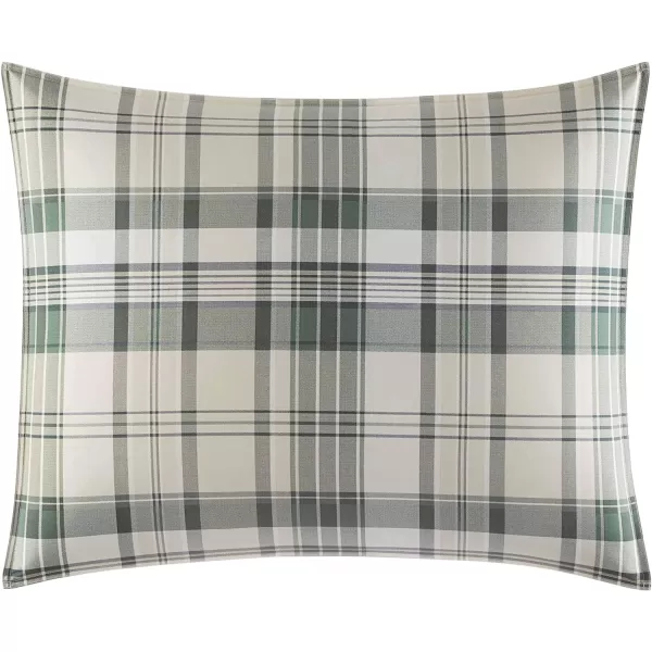 imageEddie Bauer  Twin Duvet Cover Set Cotton Reversible Bedding with Matching Sham Plaid Home Decor for All Seasons Timbers Evergreen TwinTwin