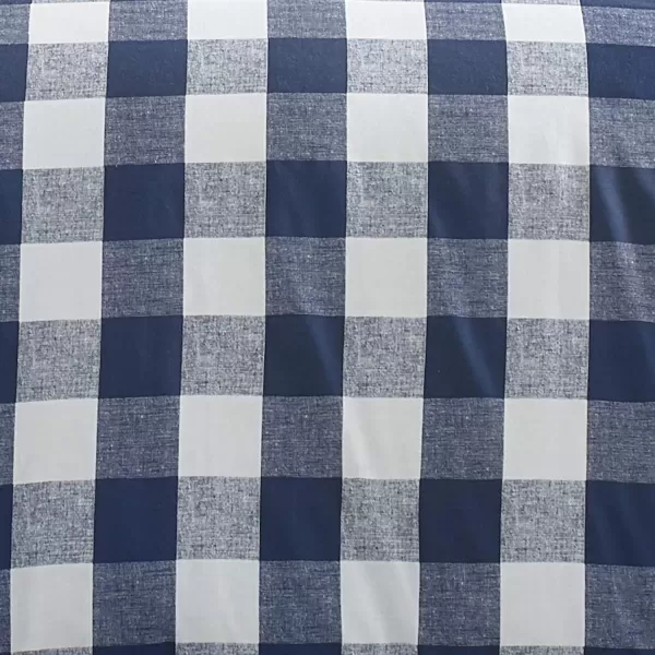 imageEddie Bauer  Twin Duvet Cover Set Reversible Cotton Bedding with Matching Sham Stylish Plaid Home Decor Lakehouse Blue TwinQueen