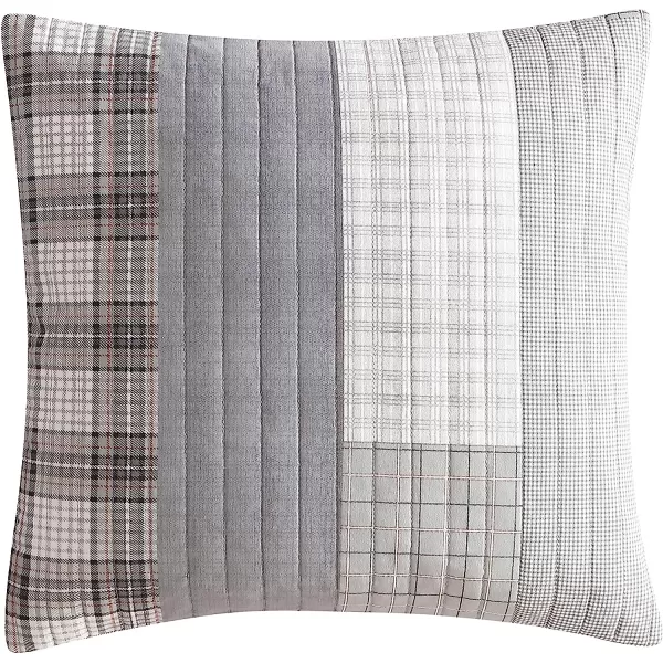 imageEddie Bauer  Twin Quilt Set Cotton Reversible Bedding with Matching Sham Home Decor for All Seasons Fairview Sand TwinBonus Quilt Set Twin Fairview GreyWhite