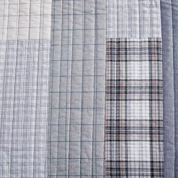 imageEddie Bauer  Twin Quilt Set Cotton Reversible Bedding with Matching Sham Home Decor for All Seasons Fairview Sand TwinQuilt Set Daybed Fairview GreyWhite