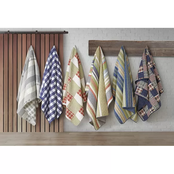 imageEddie Bauer  Twin Quilt Set Cotton Reversible Bedding with Matching Sham Home Decor for All Seasons Fairview Sand TwinQuilt Set King Fairview Sand