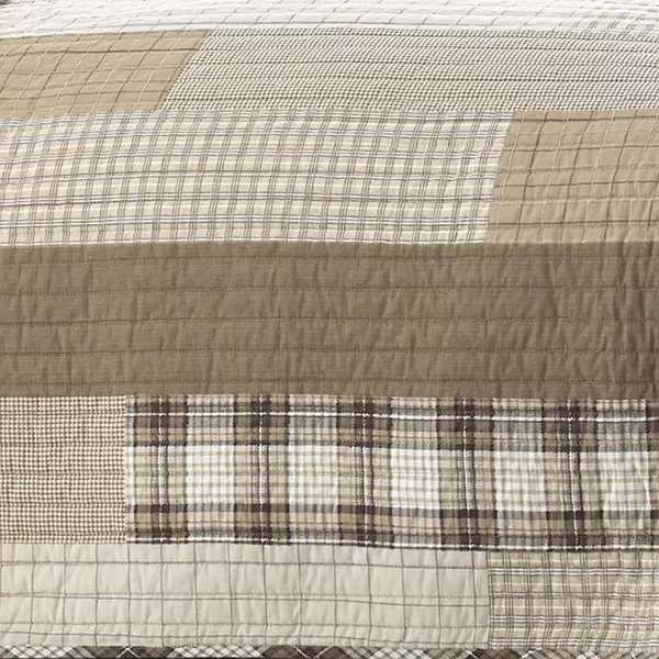 imageEddie Bauer  Twin Quilt Set Cotton Reversible Bedding with Matching Sham Home Decor for All Seasons Fairview Sand TwinQuilt Set King Fairview Sand