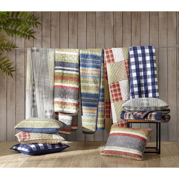 imageEddie Bauer  Twin Quilt Set Cotton Reversible Bedding with Matching Sham Home Decor for All Seasons Fairview Sand TwinQuilt Set Queen Fairview Sand