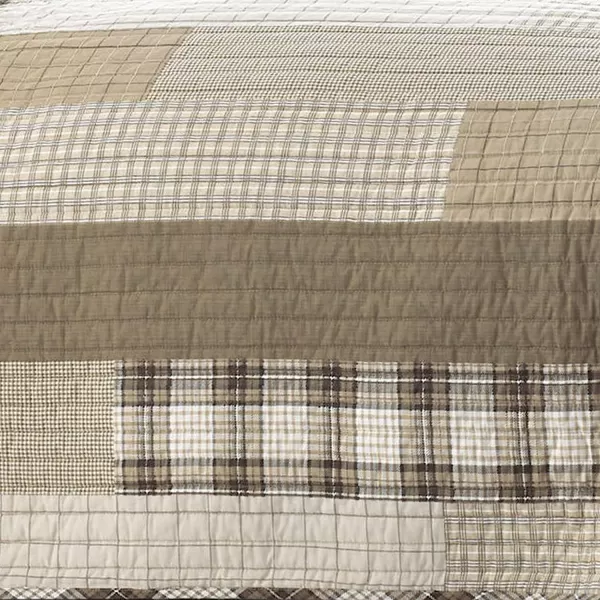 imageEddie Bauer  Twin Quilt Set Cotton Reversible Bedding with Matching Sham Home Decor for All Seasons Fairview Sand TwinQuilt Set Queen Fairview Sand