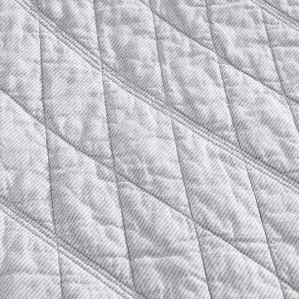 imageEddie Bauer  Twin Quilt Set Cotton Reversible Bedding with Matching Sham Medium Weight Home Decor Boulder Green TwinTwin Grey