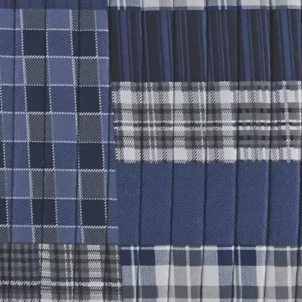 imageEddie Bauer  Twin Quilt Set Reversible Cotton Bedding with Matching Sham Lightweight Home Decor for All Seasons Eastmont Navy TwinTwin Navy