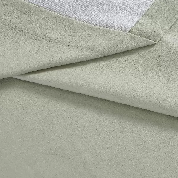 imageEddie Bauer  Twin Sheets Cotton Flannel Bedding Set Brushed for Extra Softness Cozy Home Decor Grey TwinGreen Twin