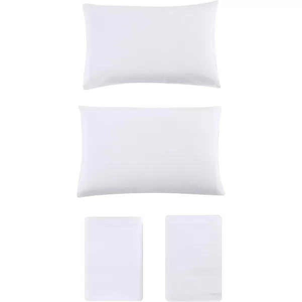 imageEddie Bauer  Twin Sheets Cotton Flannel Bedding Set Brushed for Extra Softness Cozy Home Decor Grey TwinWhite Full