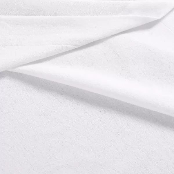 imageEddie Bauer  Twin Sheets Cotton Flannel Bedding Set Brushed for Extra Softness Cozy Home Decor Grey TwinWhite King