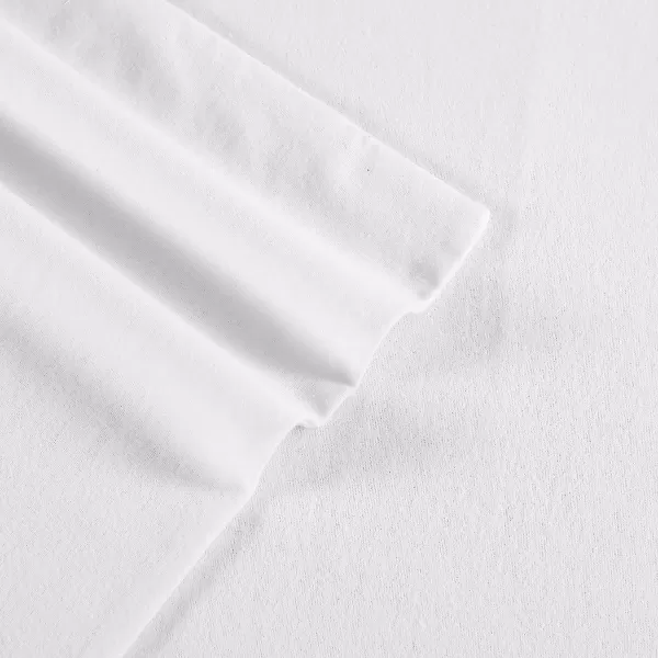 imageEddie Bauer  Twin Sheets Cotton Flannel Bedding Set Brushed for Extra Softness Cozy Home Decor Grey TwinWhite Twin
