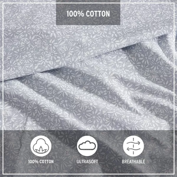 imageEddie Bauer  Twin Sheets Cotton Percale Bedding Set Cool amp Breathable Home Decor Little Blossom TwinLittle Blossom Twin