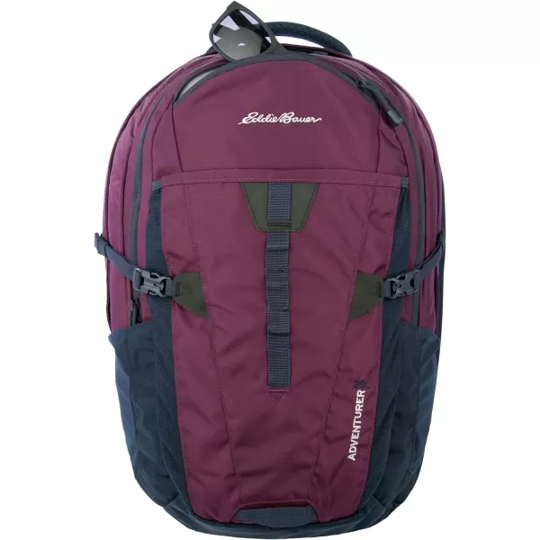 imageEddie Bauer Adventurer 25L Daypack Black One SizeDark Plum Adventurer 30l Daypack  Womens