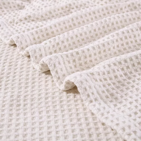 imageEddie Bauer Blanket Soft Waffle Weave Bedding Medium Weight Bedroom Decor Softens Every Wash Twin BrownKing White