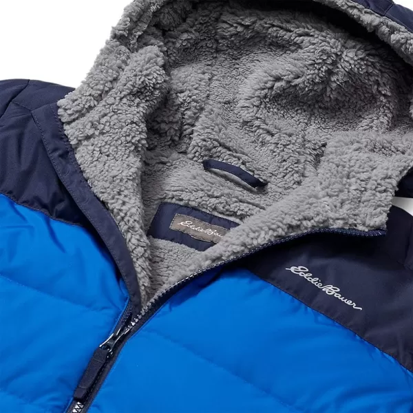 imageEddie Bauer Boys Classic Down Hooded Jacket Lake Regular MEddie Bauer Boys Classic Down Hooded Jacket Lake Regular M