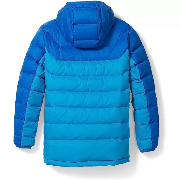 imageEddie Bauer Boys Downlight Hooded Jacket Peak Blue Regular MEddie Bauer Boys Downlight Hooded Jacket Peak Blue Regular M