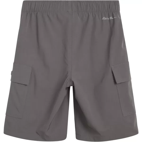 imageEddie Bauer Boys Shorts  Stretch Fit Pull On Cargo Tech Shorts for Boys 420Granite Gray