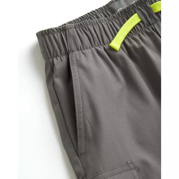 imageEddie Bauer Boys Shorts  Stretch Fit Pull On Cargo Tech Shorts for Boys 420Granite Gray