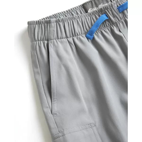 imageEddie Bauer Boys Shorts  Stretch Fit Pull On Cargo Tech Shorts for Boys 420Greystone