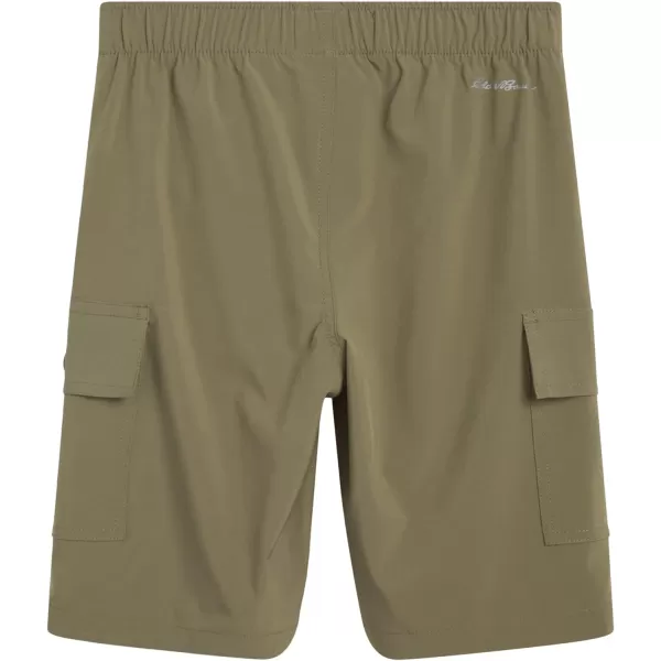 imageEddie Bauer Boys Shorts  Stretch Fit Pull On Cargo Tech Shorts for Boys 420Olive