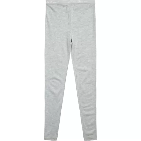 imageEddie Bauer Boys and Girls Thermal Underwear Set  2 Piece Performance Base Layer Long Sleeve TShirt Top and Bottom 516Heather Grey