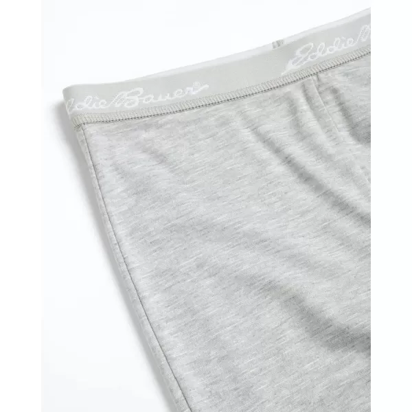 imageEddie Bauer Boys and Girls Thermal Underwear Set  2 Piece Performance Base Layer Long Sleeve TShirt Top and Bottom 516Heather Grey