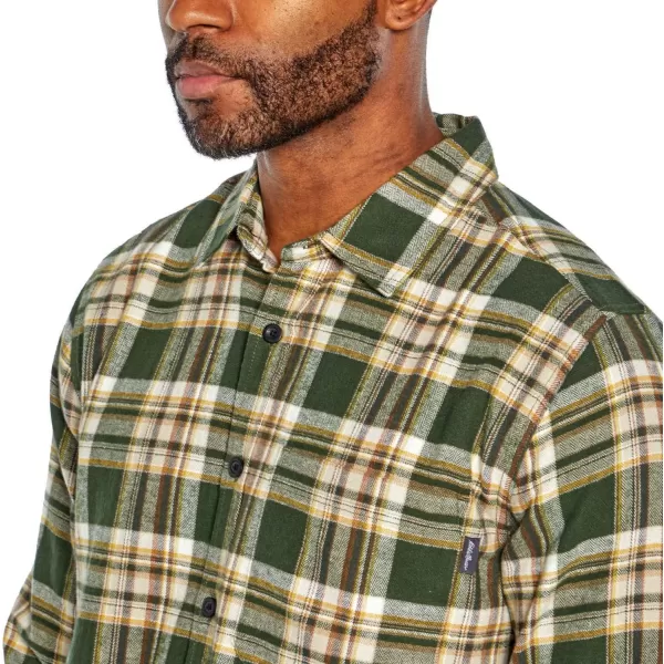 imageEddie Bauer Bristol Mens Flannel ShirtBayleaf Plaid