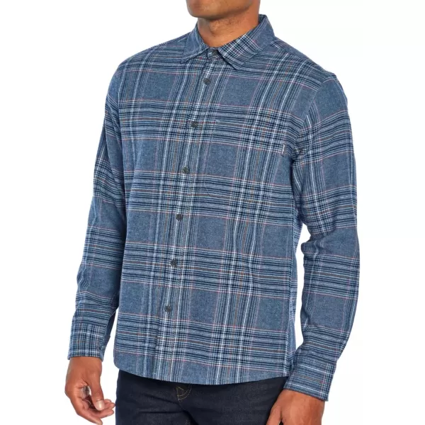 imageEddie Bauer Bristol Mens Flannel ShirtChambray Blue