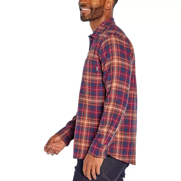 imageEddie Bauer Bristol Mens Flannel ShirtCognac Plaid