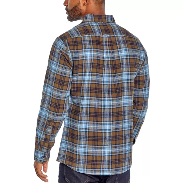 imageEddie Bauer Bristol Mens Flannel ShirtDeep Denim Plaid