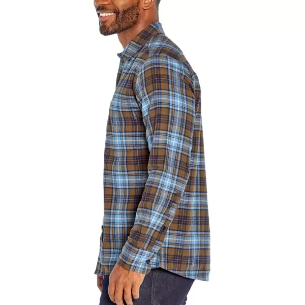 imageEddie Bauer Bristol Mens Flannel ShirtDeep Denim Plaid