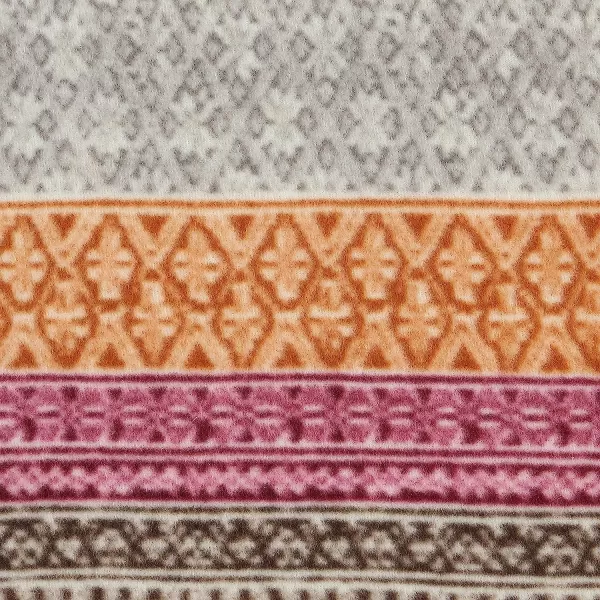 imageEddie Bauer Brushed Throw Blanket Reversible Sherpa amp Brushed Fleece Lightweight Home Decor for Bed or Couch Fair Isle MidnightFair Isle Khaki