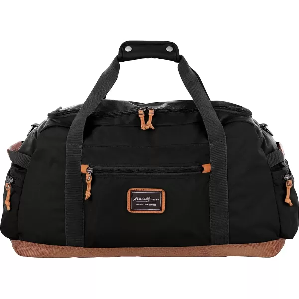 imageEddie Bauer Bygone 45L Midsize Duffel Made from Rugged PolyesterNylon with UShaped Main Compartment Black One SizeEddie Bauer Bygone 45L Midsize Duffel Made from Rugged PolyesterNylon with UShaped Main Compartment Black One Size