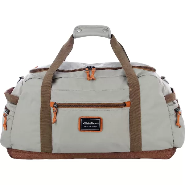 imageEddie Bauer Bygone 45L Midsize Duffel Made from Rugged PolyesterNylon with UShaped Main Compartment Heather Grey One SizeEddie Bauer Bygone 45L Midsize Duffel Made from Rugged PolyesterNylon with UShaped Main Compartment Heather Grey One Size